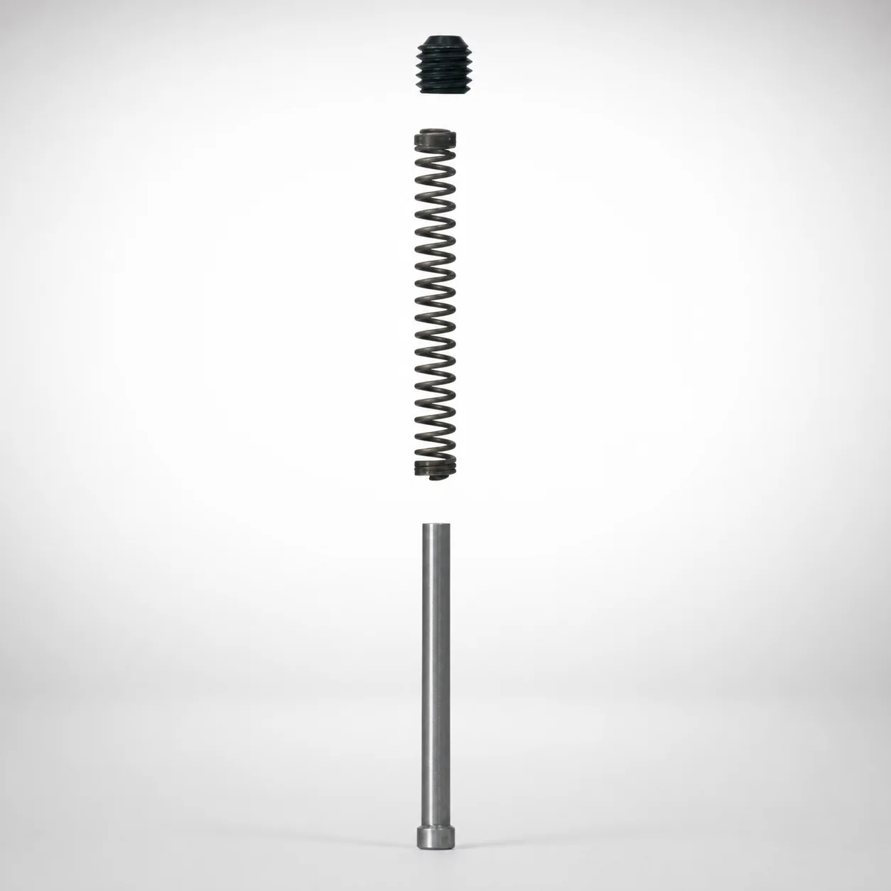 Piercing station cross-section showing a 6 mm slug held below the die face by a spring plunger