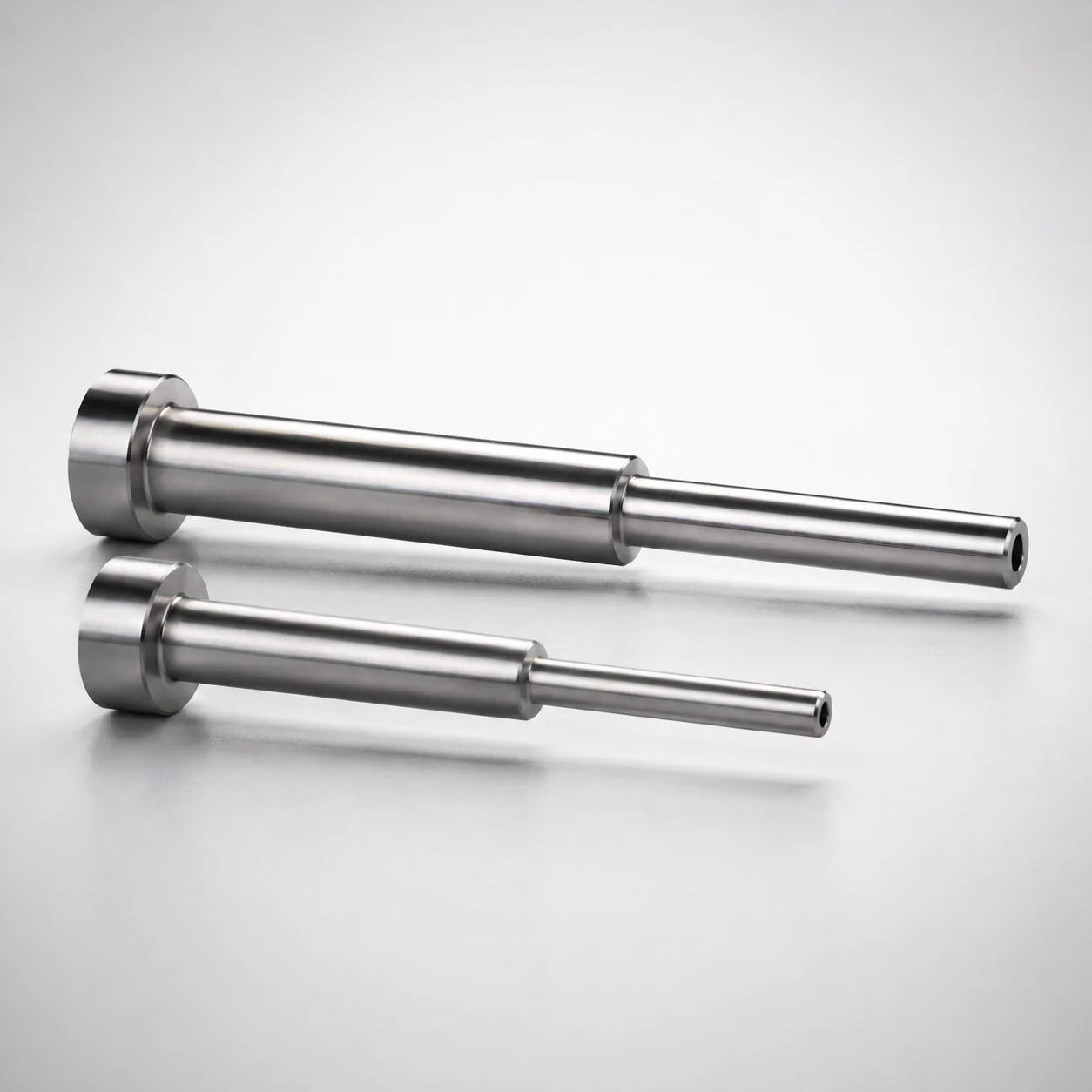 nitriding vs PVD coating for mold steel — hardened and coated mold inserts measured in a precision tool room